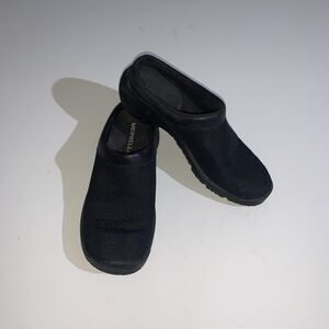 Merrell Shoes Womens Size 8 Black Mesh Clog Slip On Comfort Walking Casual